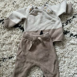 H&M baby sweater set